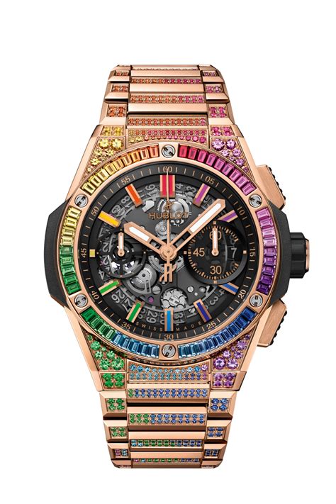 hublot king gold rainbow|Hublot big bang king gold.